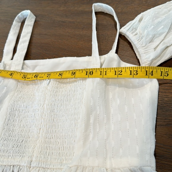 BCBGMaxAzaria Cold Shoulder Cotton Peplum Top - Picture 8 of 12